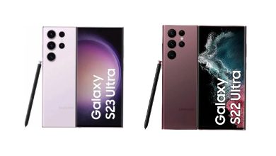 مقایسه s22 ultra با s23 ultra سامسونگ