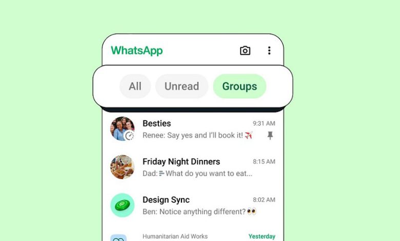 فیلتر چت واتساپ