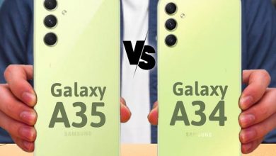 مقایسه گوشی A35 با A34